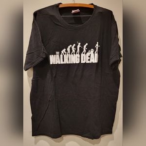 Graphic T-shirt The Walking Dead Print Cotton Size XL